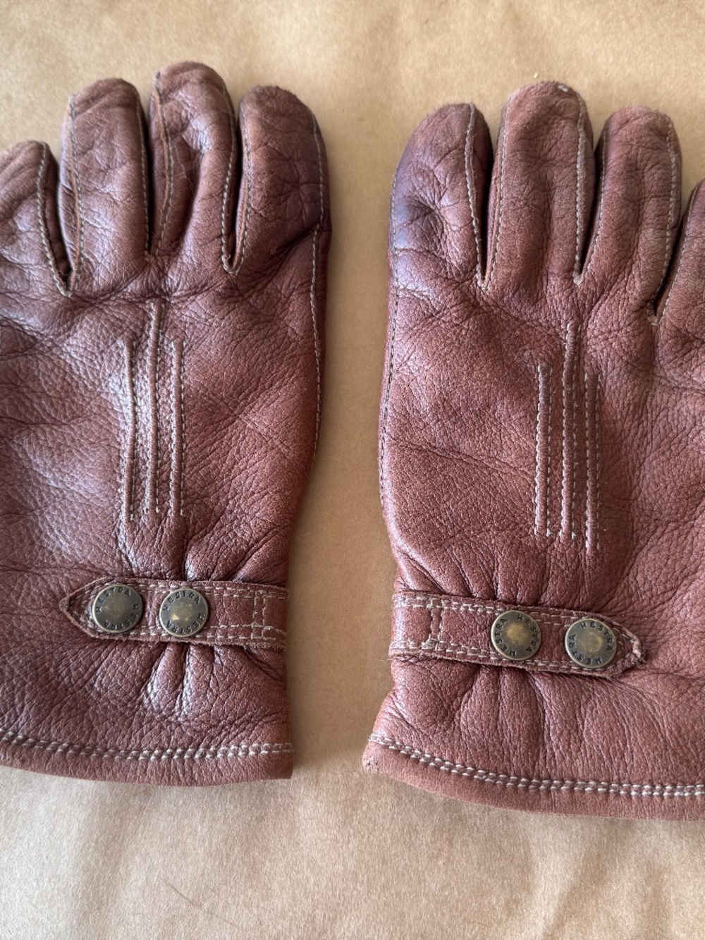 Hestra Elk Cognac Leather Insulated Gloves